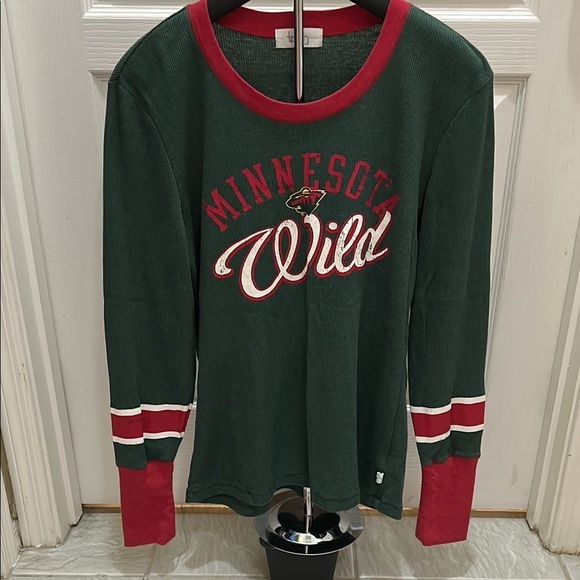 Tops - Minnesota Wild Green and Red Women's Top